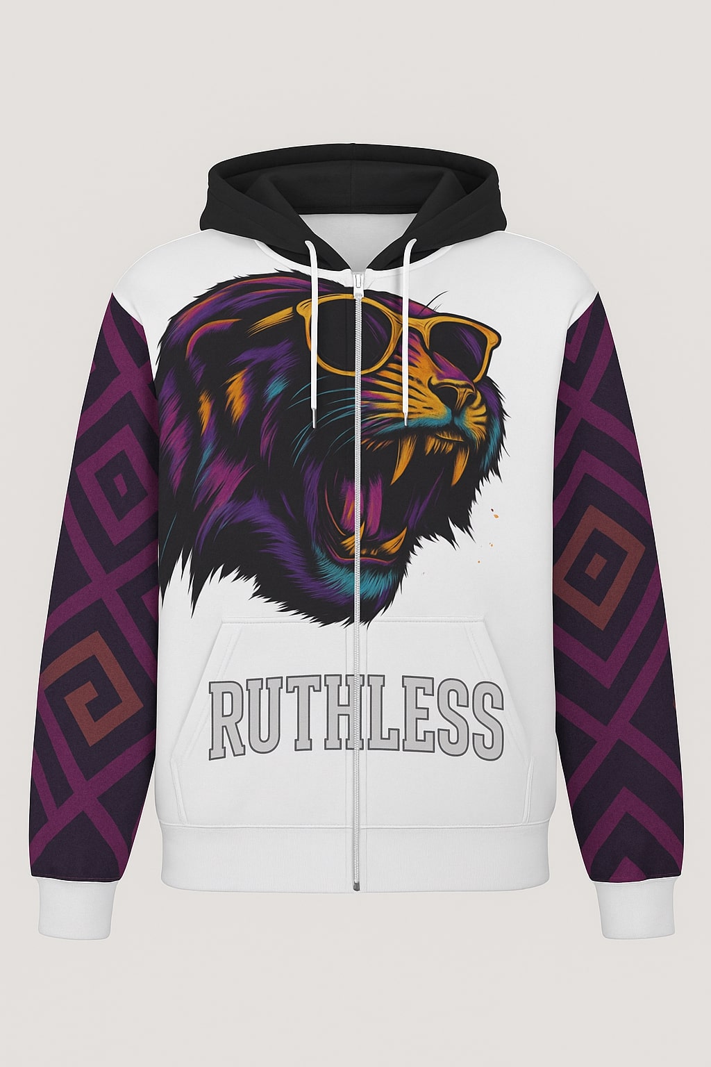Ruthless Roar Zip Hoodie