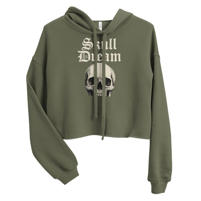 Skull Dream Cropped Hoodie – hover