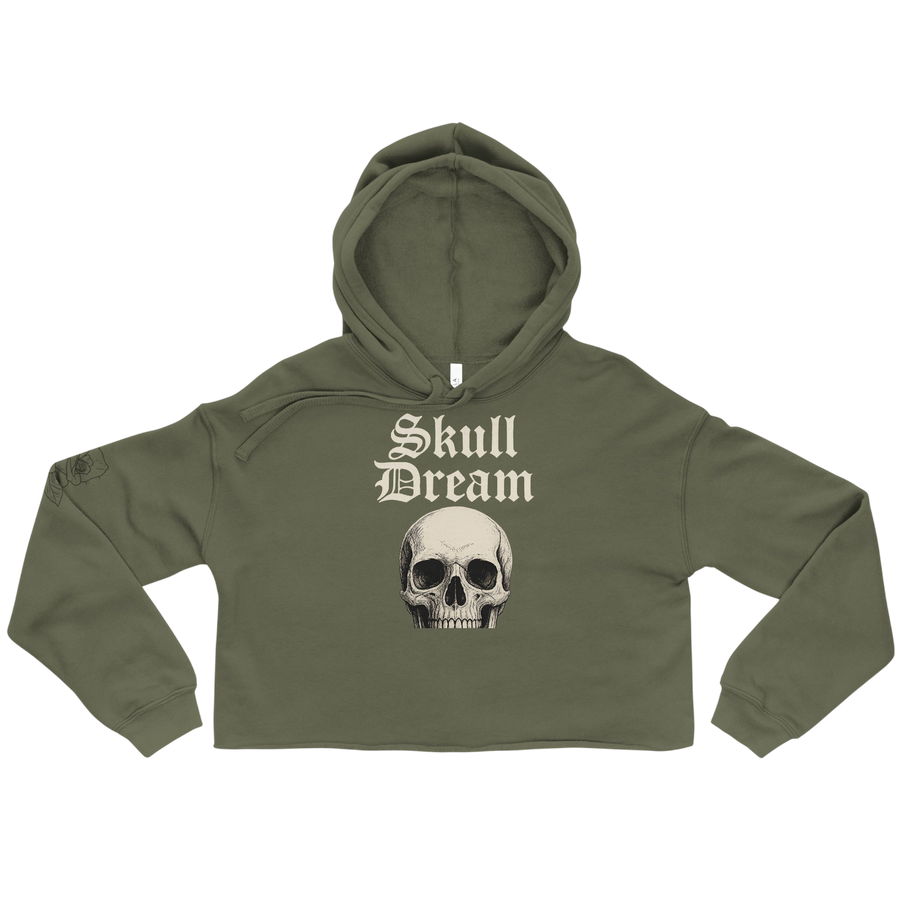 Skull Dream Cropped Hoodie