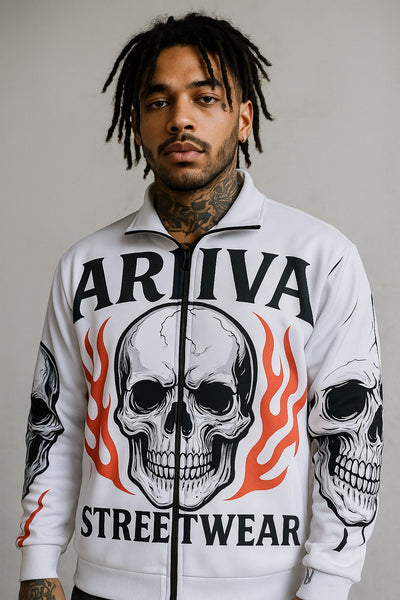 Skull Inferno Zip-Up Jacket