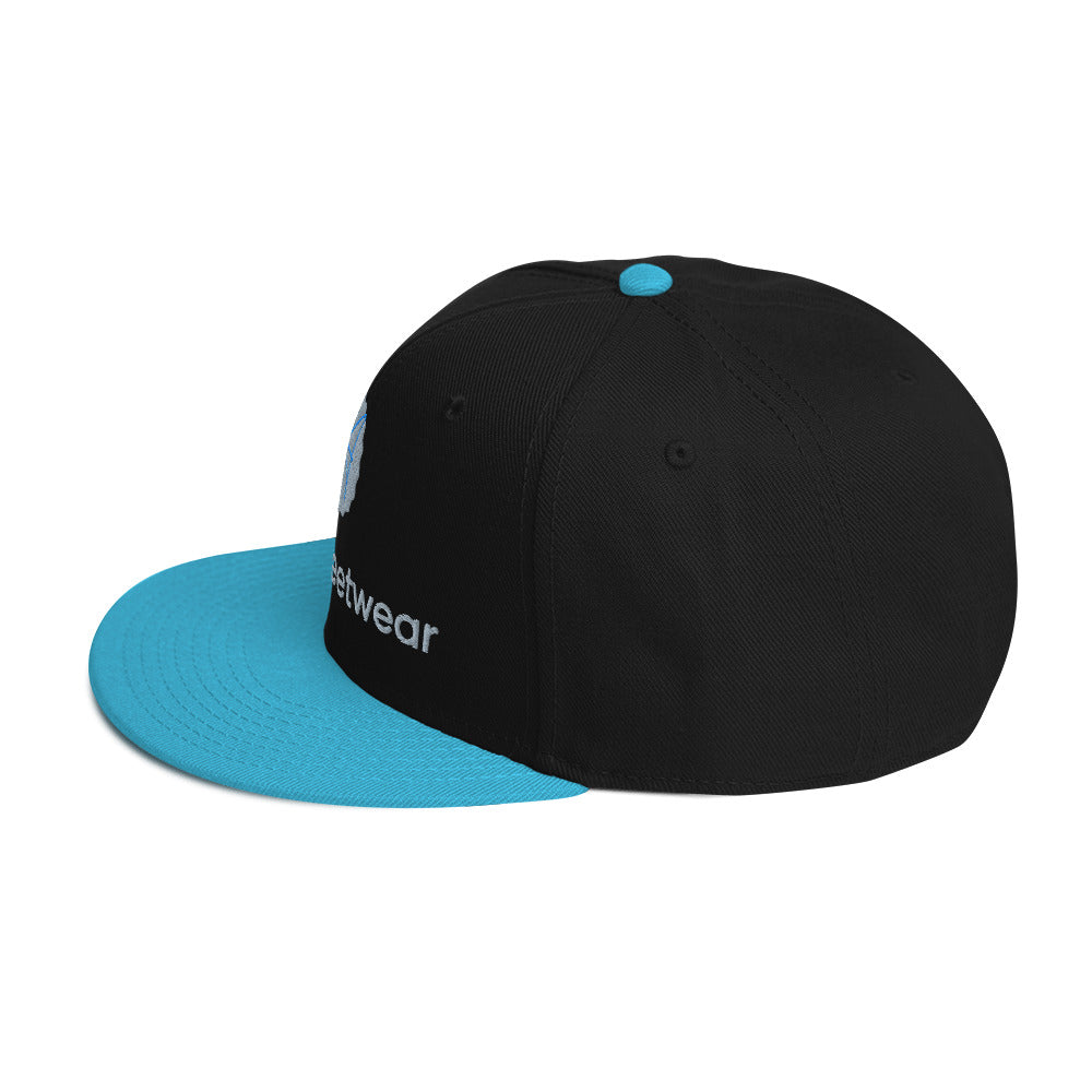 Men's Snapback Hat Blue