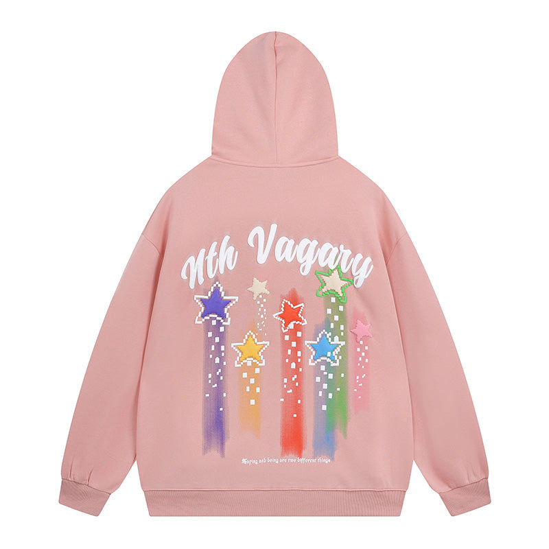 Star Graphic Hoodie Streetwear