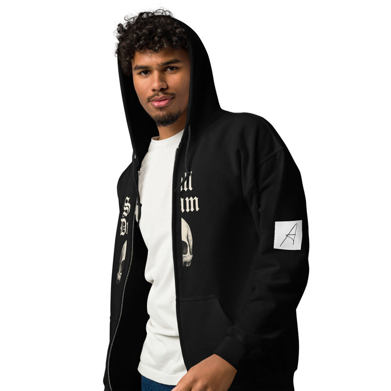 Still Dream Skull Zip Hoodie