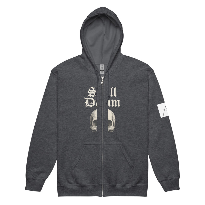 Still Dream Skull Zip Hoodie