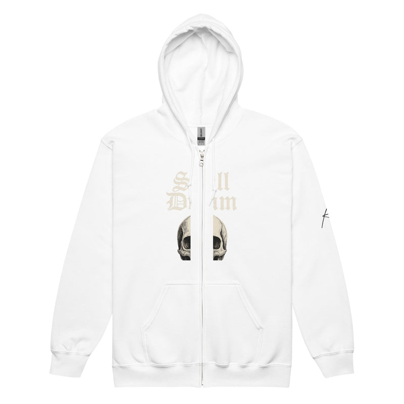 Still Dream Skull Zip Hoodie