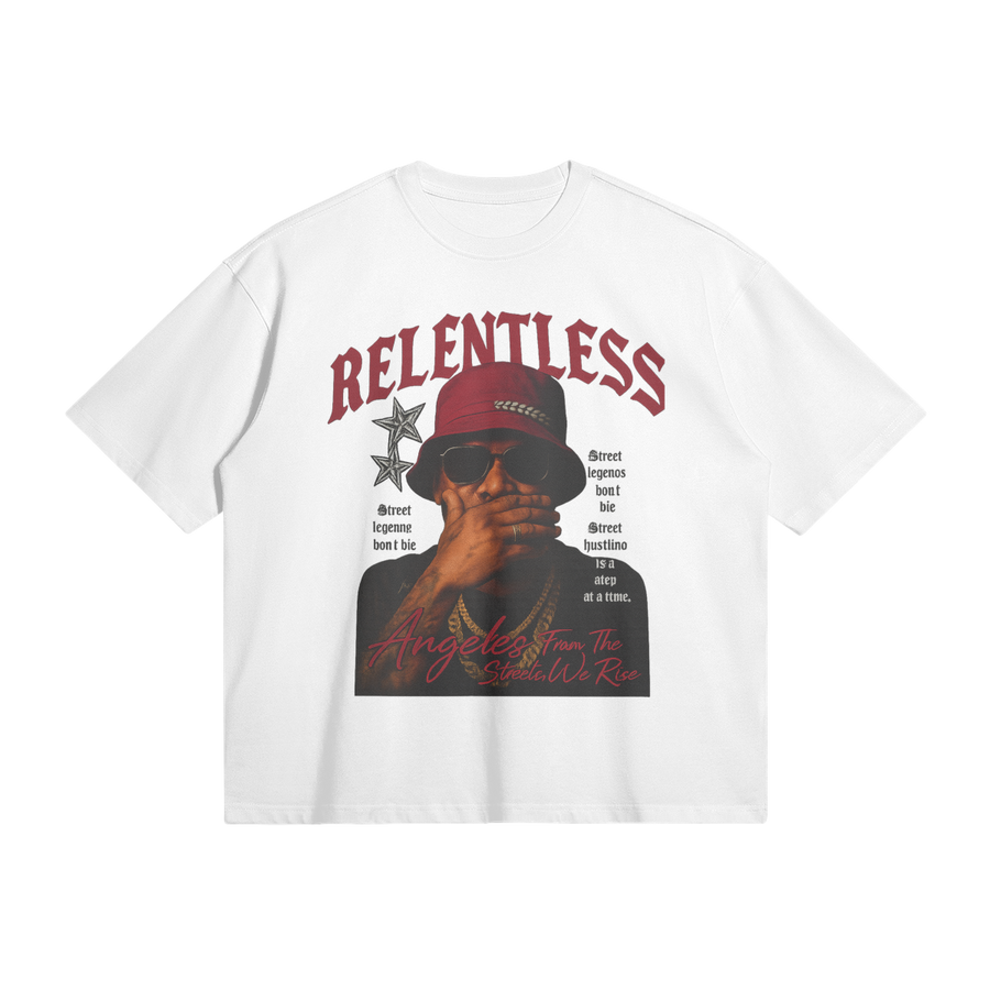 Relentless Hustle Tee - White