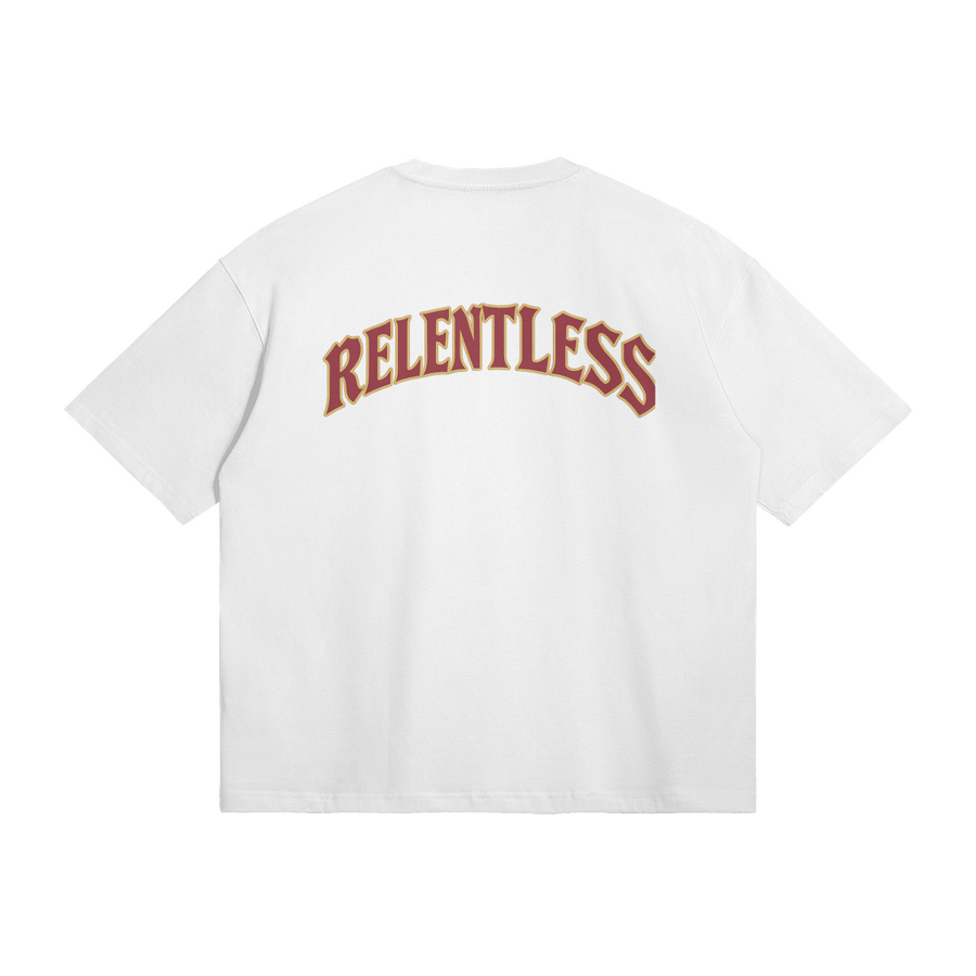 Relentless Hustle Tee - White