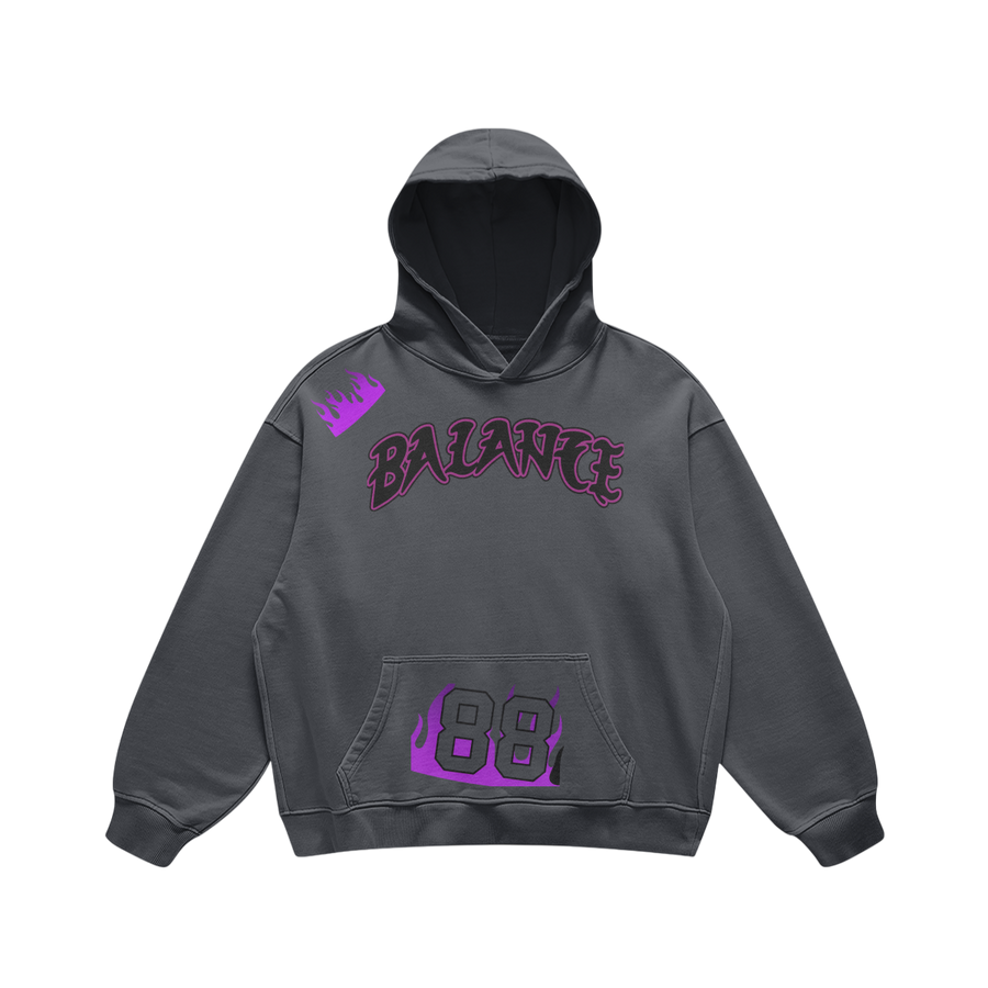 Dark Flame ‘88 BALANCE’ Streetwear Hoodie