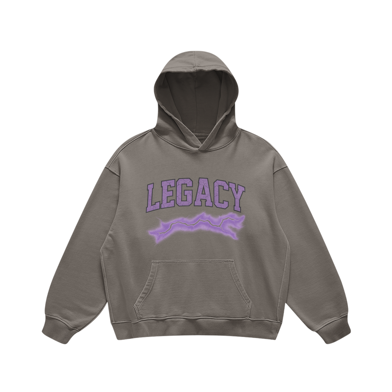 Legacy Graphic Pullover Hoodie - Grey