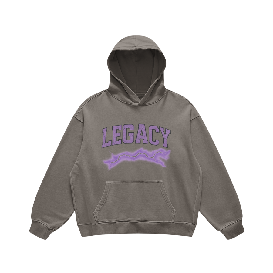Legacy Graphic Pullover Hoodie - Grey