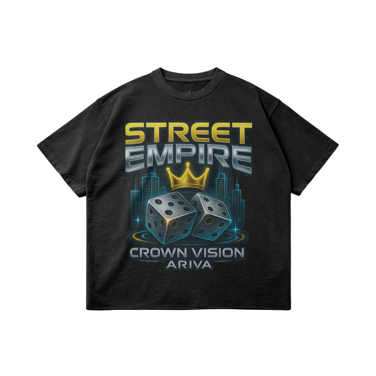 Street Empire Graphic T-Shirt - Black