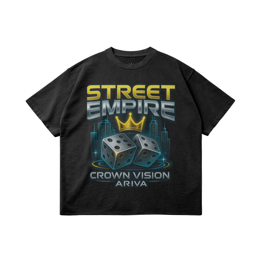 Street Empire Graphic T-Shirt - Black