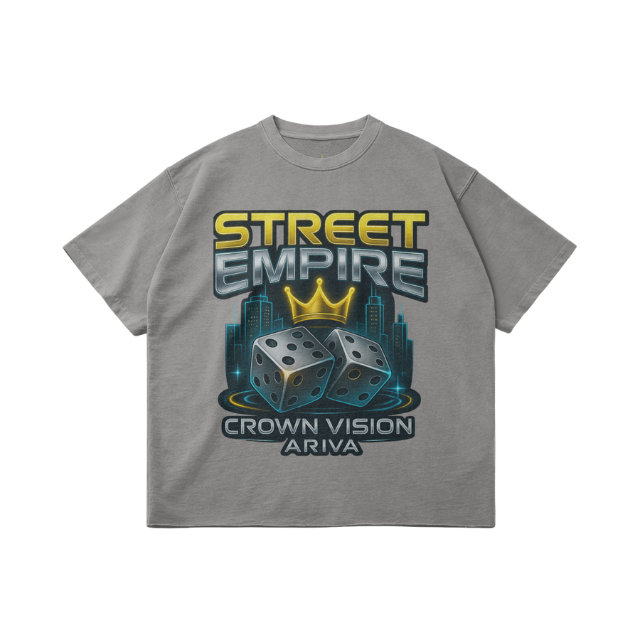Street Empire Graphic T-Shirt - Grey
