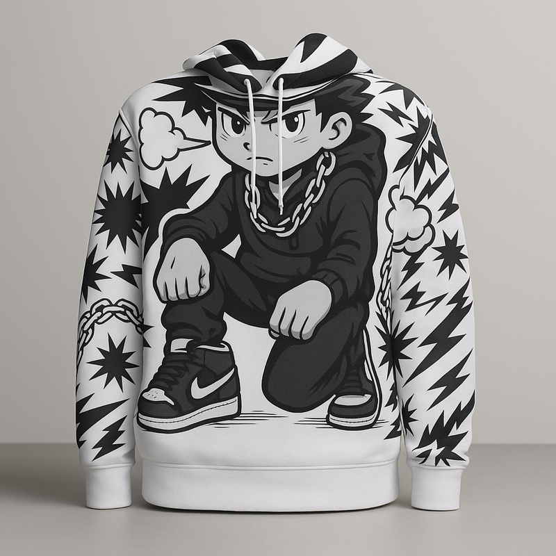 Street Rage Anime Hoodie