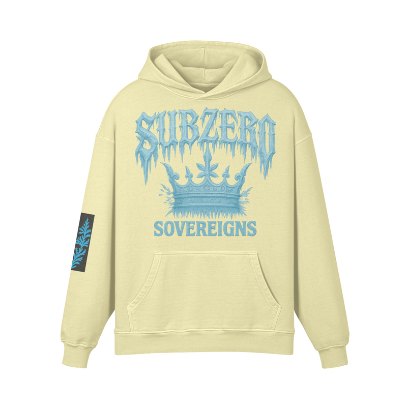 Subzero Sovereigns Ice Crown Hoodie - BEIGE