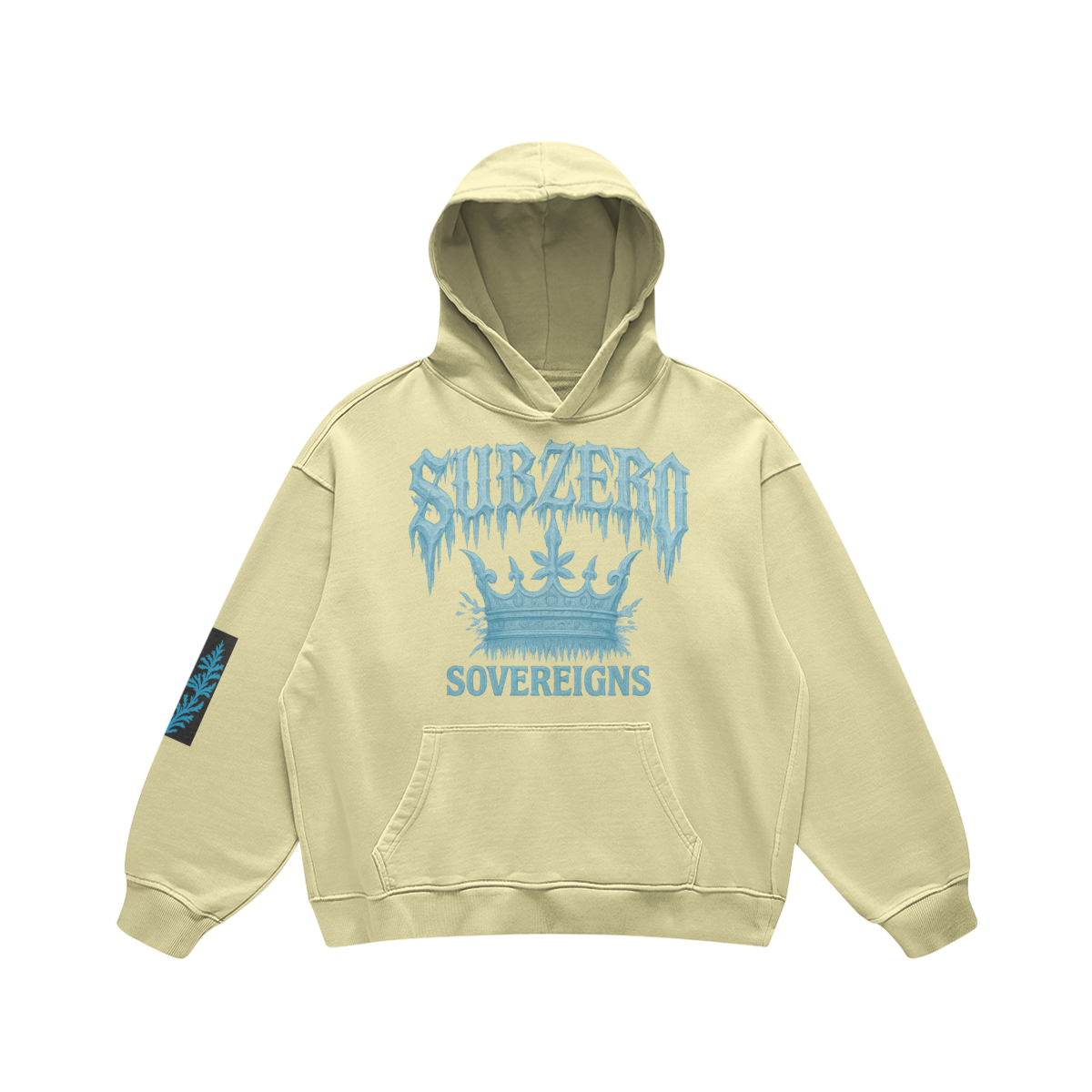 Subzero Sovereigns Ice Crown Hoodie - BEIGE