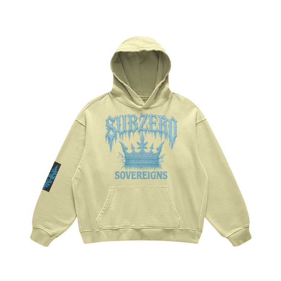 Subzero Sovereigns Ice Crown Hoodie - BEIGE