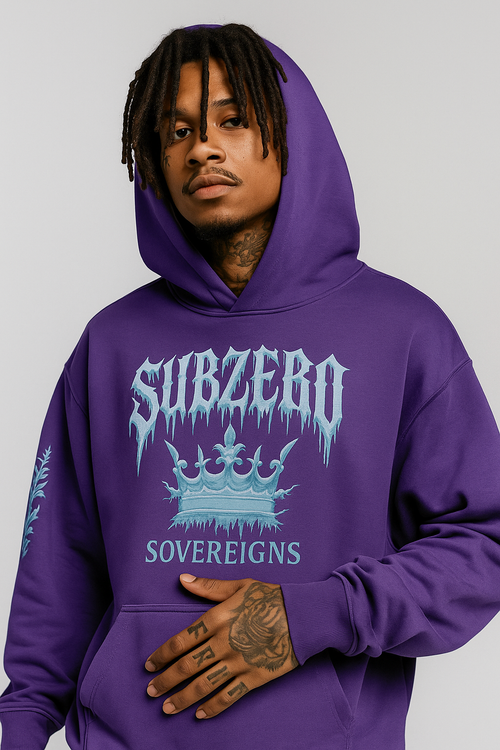 Subzero Sovereigns Ice Crown Hoodie - PURPLE