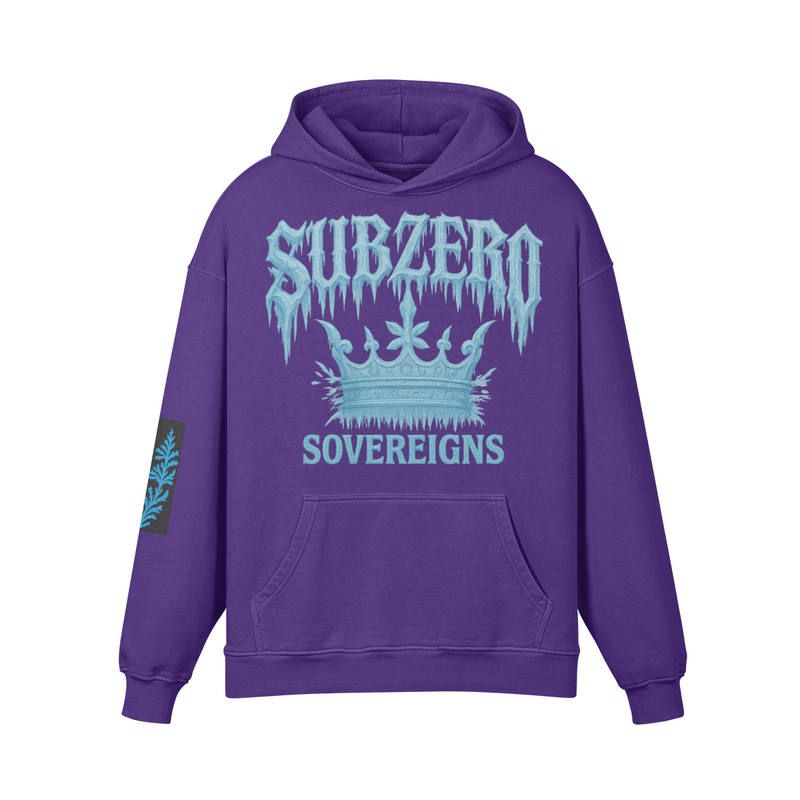 Subzero Sovereigns Ice Crown Hoodie - PURPLE