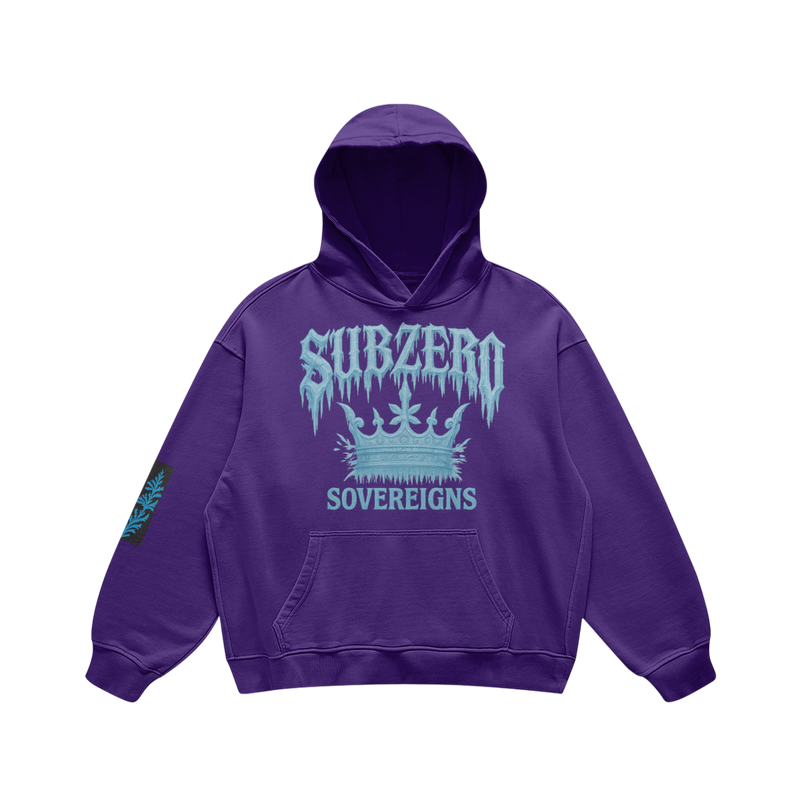 Subzero Sovereigns Ice Crown Hoodie - PURPLE