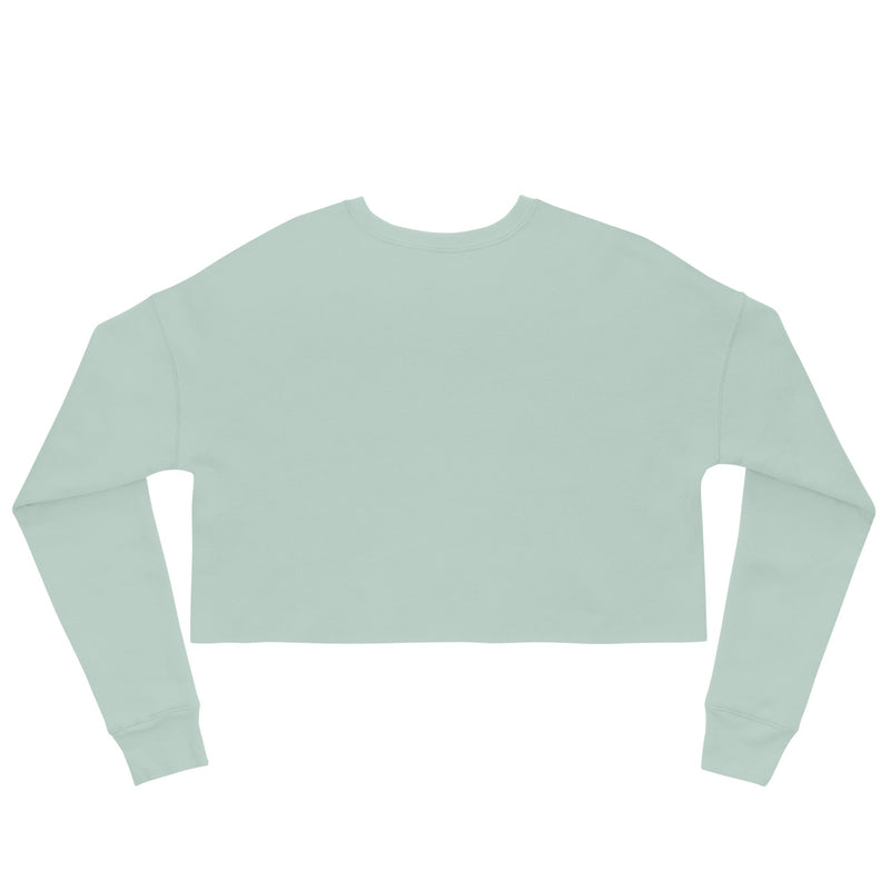 System Decay Gothic Rose Crop Sweatshirt