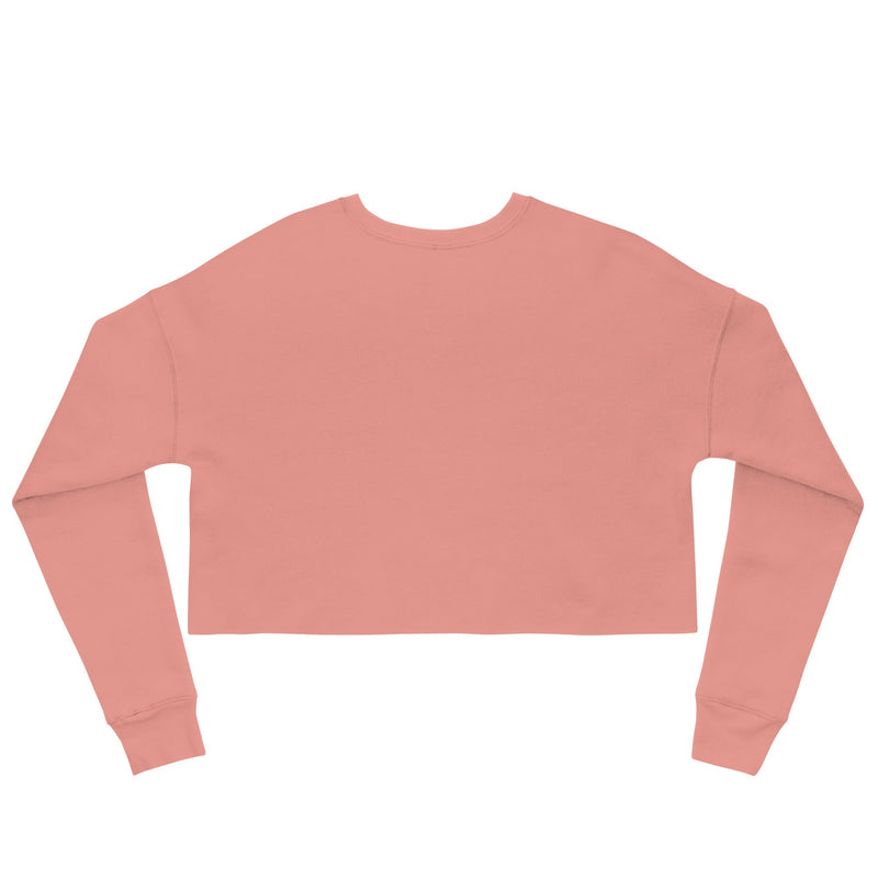 System Decay Gothic Rose Crop Sweatshirt
