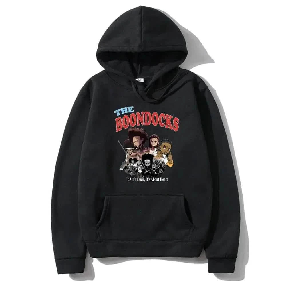 The Boondocks Graphic Hoodie - Men’s Hoodies & Sweatshirts