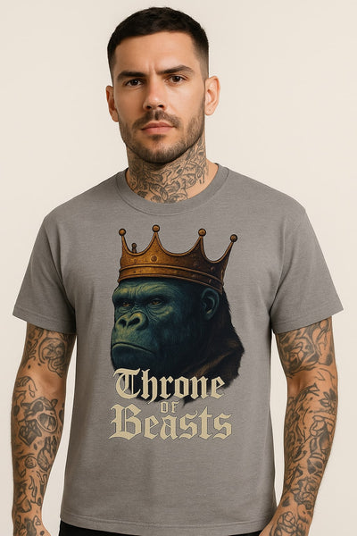 Throne of Beasts: King Ape Crown Tee – hover