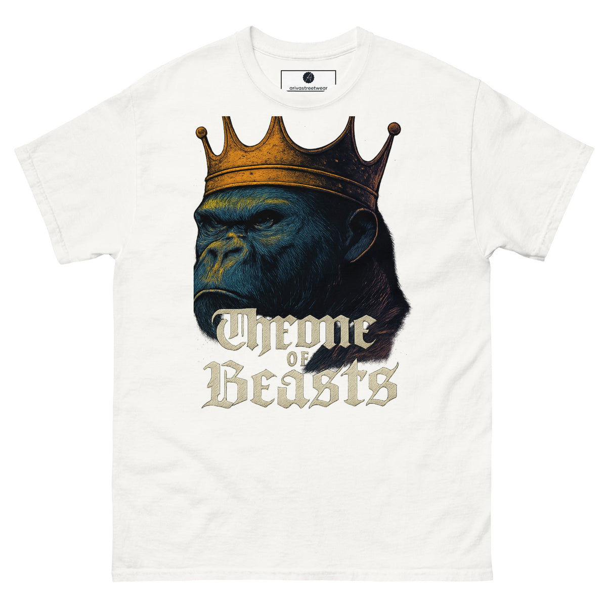 Throne of Beasts: King Kong Crown Tee - S