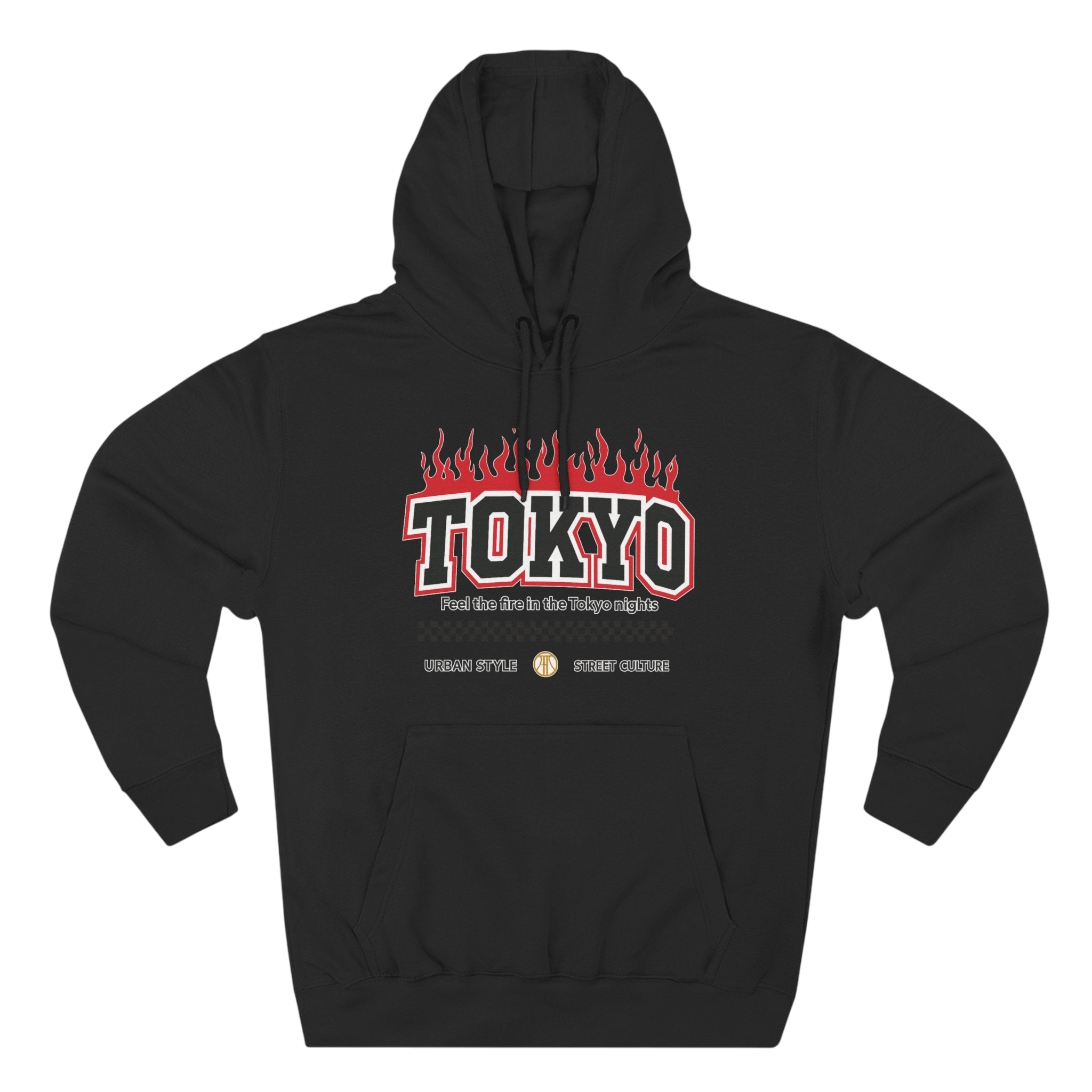 Tokyo Nights BLACK Hoodie - S / Black
