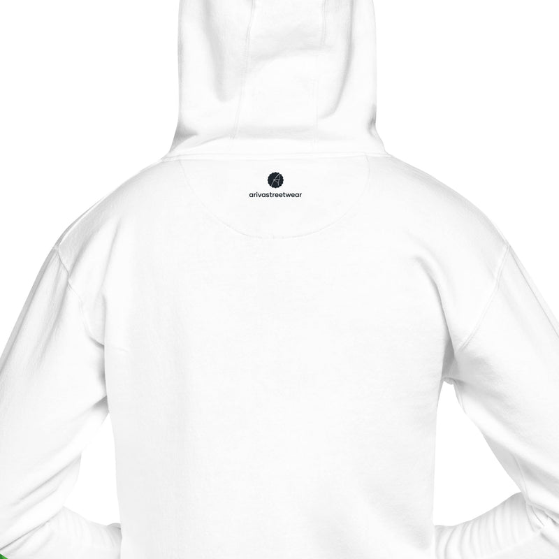 UNREAL Flame Y2K Hoodie - White