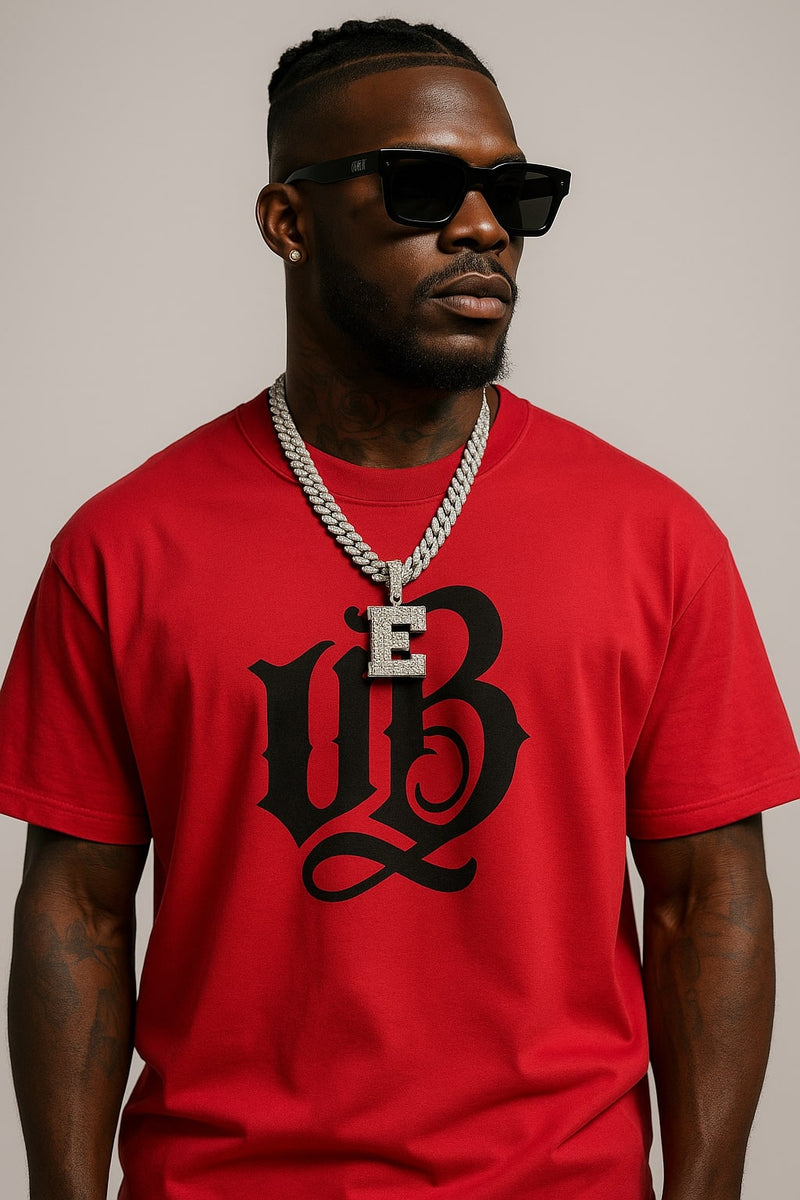 Urban Beast Bold Red Streetwear T-Shirt