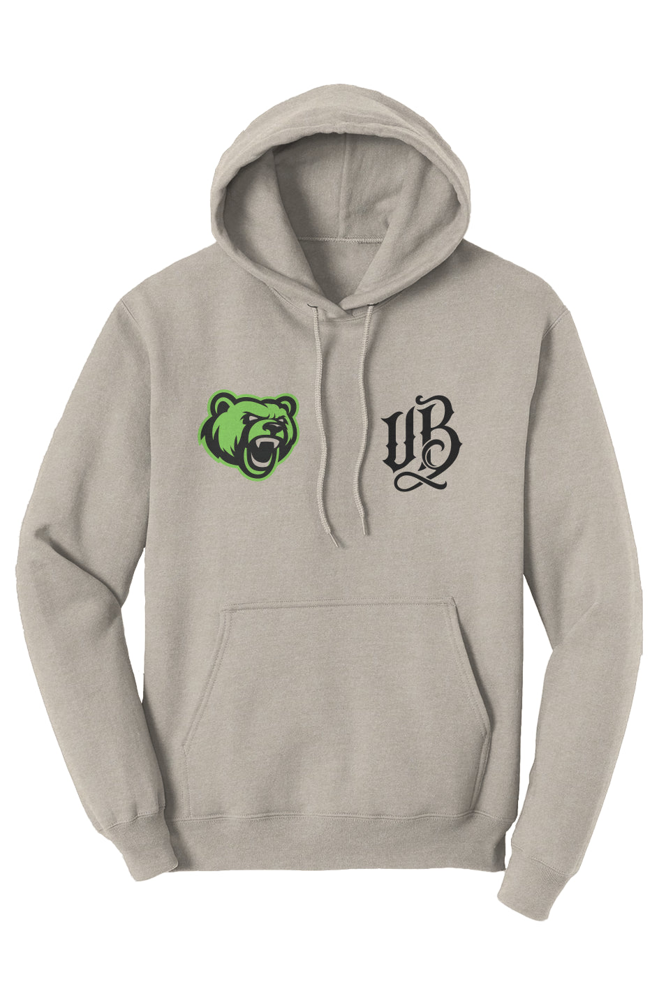Urban Beast Core Fleece Pullover Hoodie - Oatmeal Heather - Oatmeal Heather / s