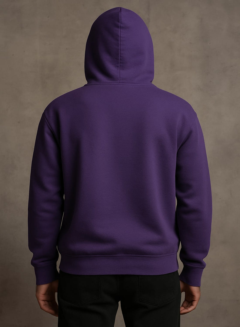 Urban Beast Core Fleece Pullover Hoodie - Purple