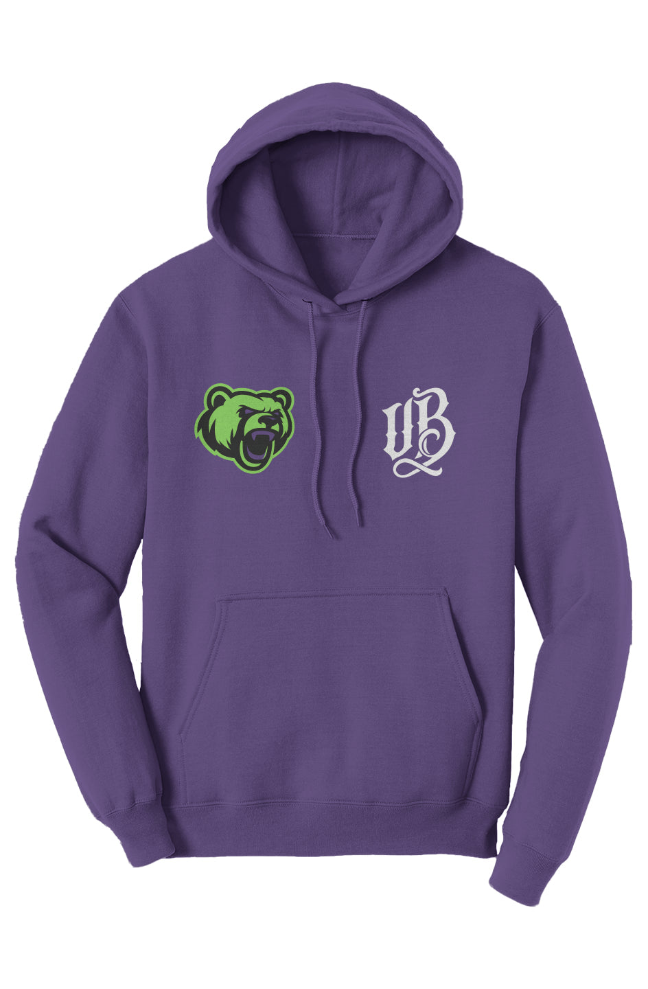 Urban Beast Core Fleece Pullover Hoodie - Purple