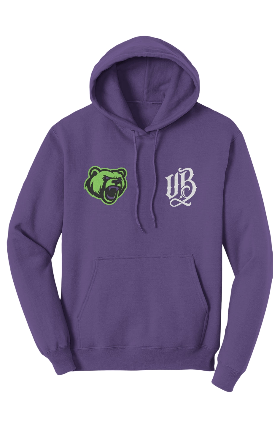 Urban Beast Core Fleece Pullover Hoodie - Purple