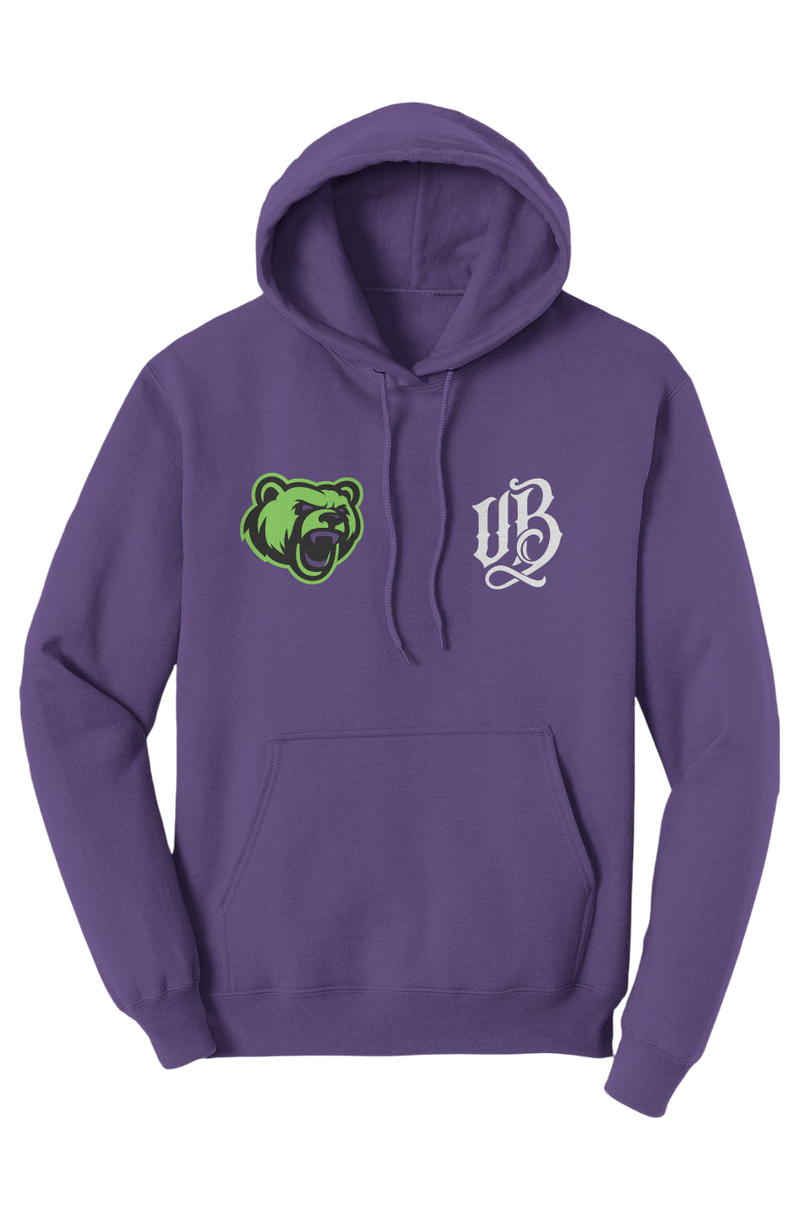 Urban Beast Core Fleece Pullover Hoodie - Purple