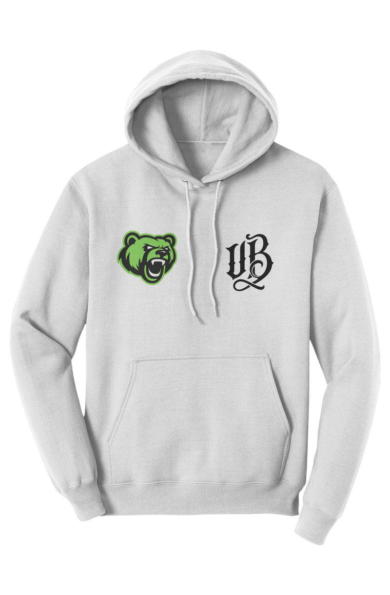 Urban Beast Core Fleece Pullover Hoodie - White