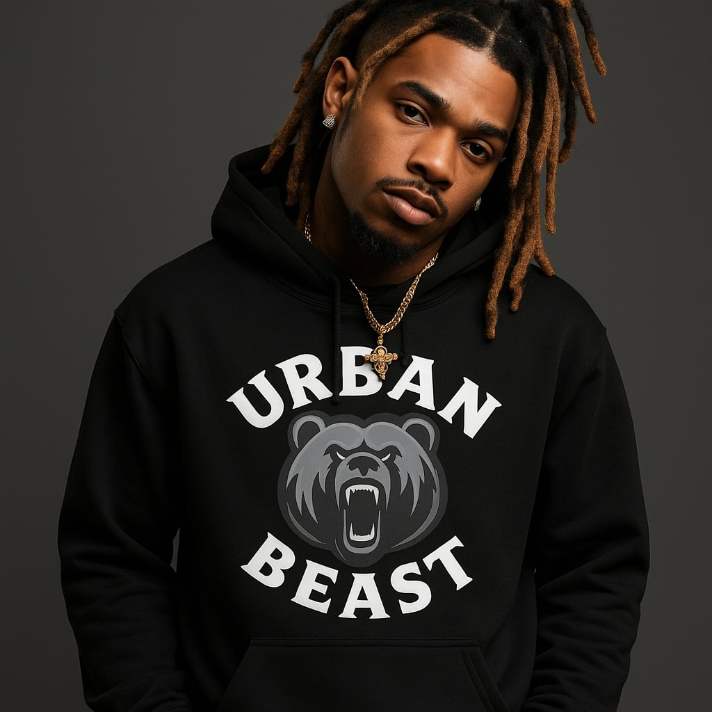 Urban Beast Gildan Hoodie - Black