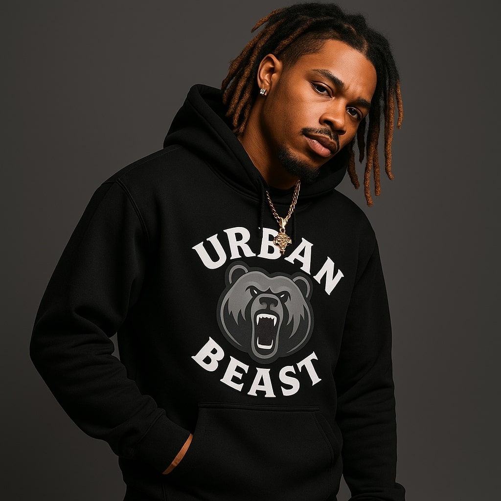Urban Beast Gildan Hoodie - Black