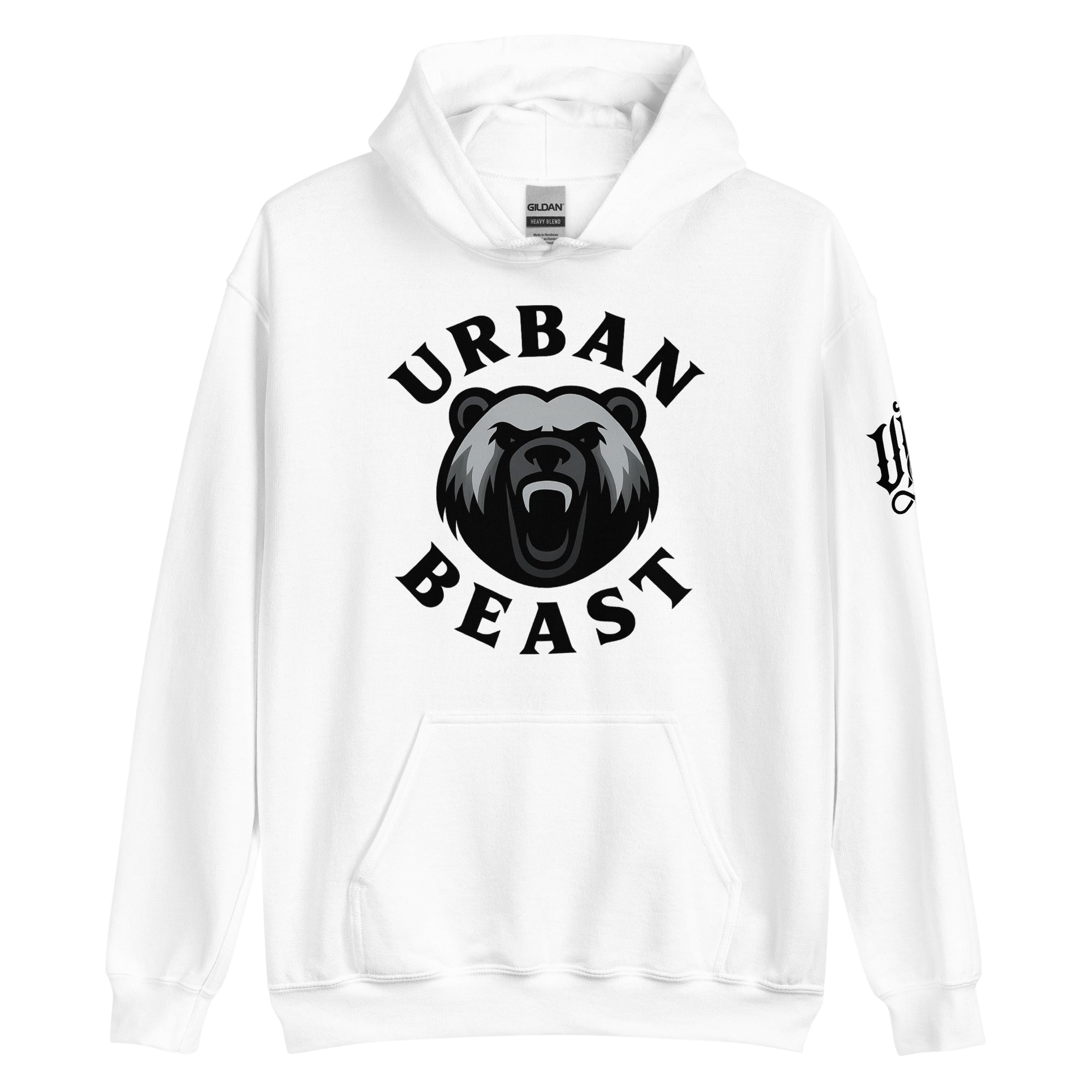 Urban Beast Gildan Hoodie - White