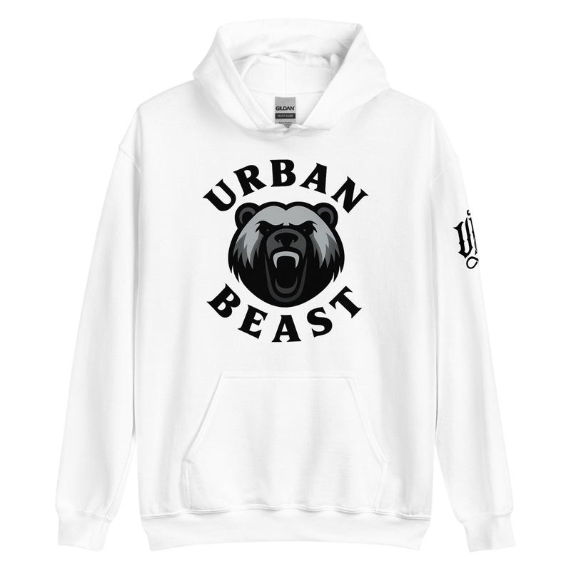 Urban Beast Gildan Hoodie - White
