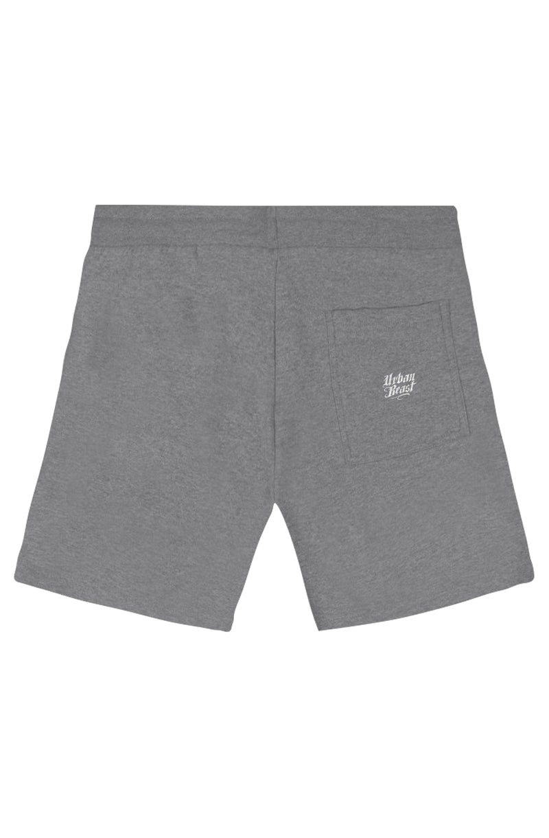 Urban Beast Gothic VB Logo Shorts - LIGHT GRAY