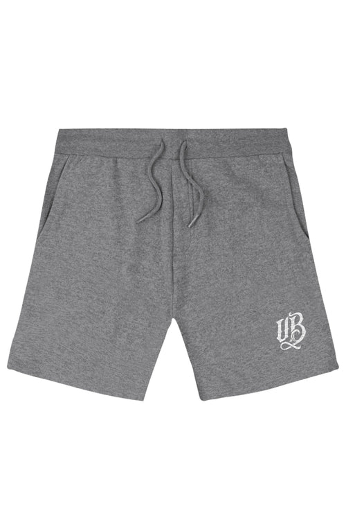 Urban Beast Gothic VB Logo Shorts - LIGHT GRAY - Carbon Grey / xs