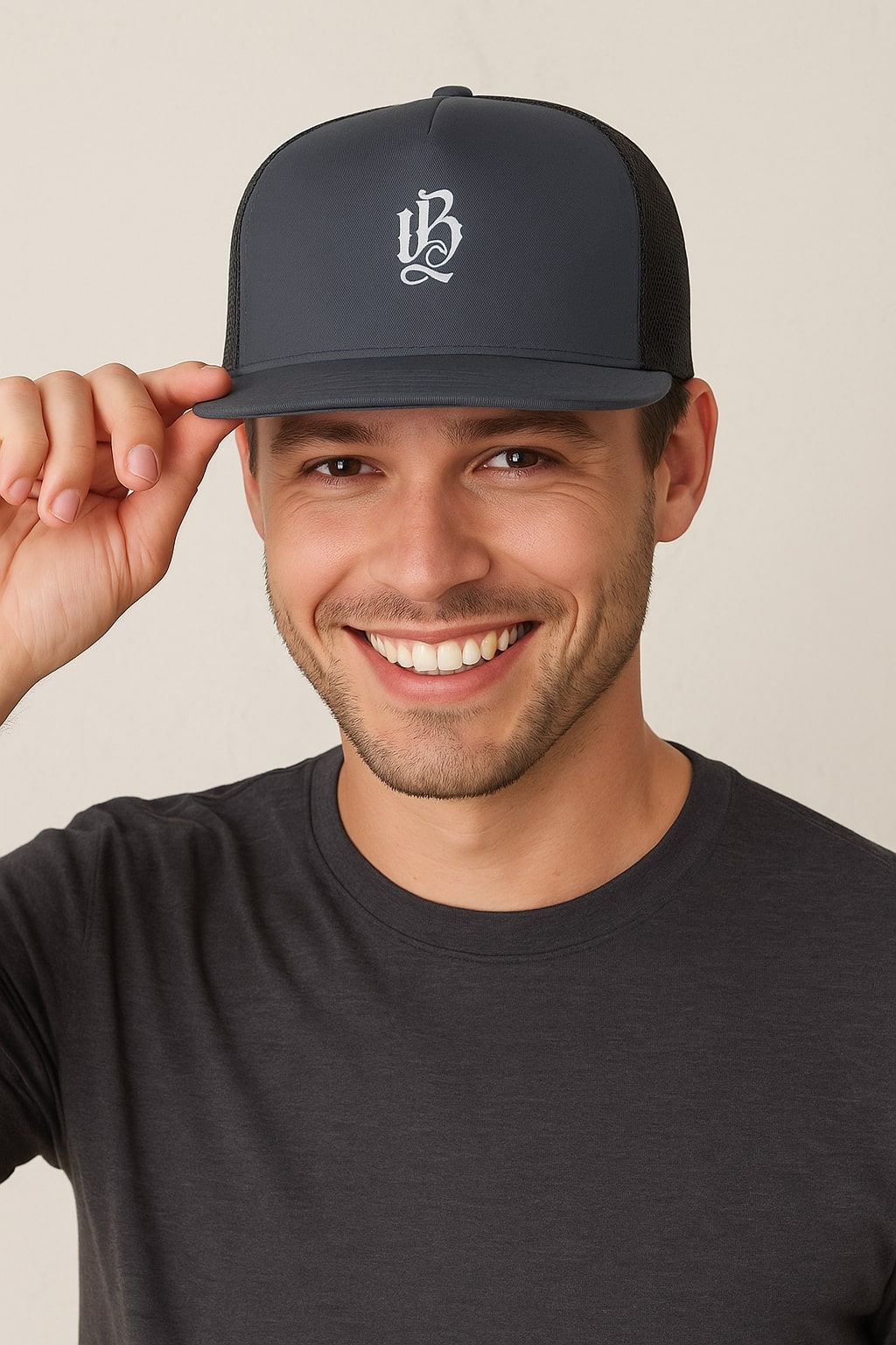 Urban Beast OG Trucker Hat – CHARCOAL