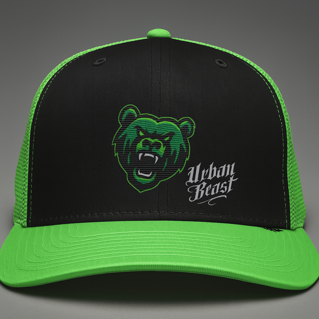 Urban Beast Snapback Neon Green