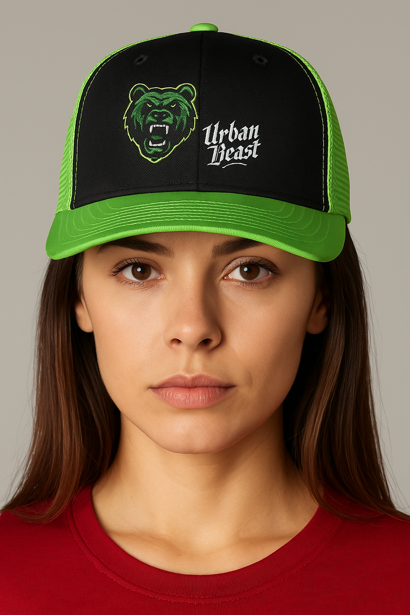 Urban Beast Snapback Neon Green
