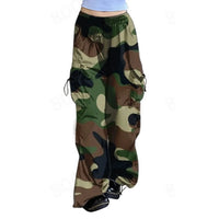 Urban Streetwear Camo Cargo Pants - Women’s Cargo Pants