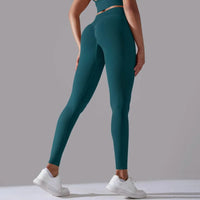 V-Sculpt Luxe Leggings - Dark Green / S - Women’s Fittness Leggings