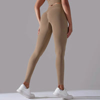 V-Sculpt Luxe Leggings - Cocoa / L - Women’s Fittness Leggings